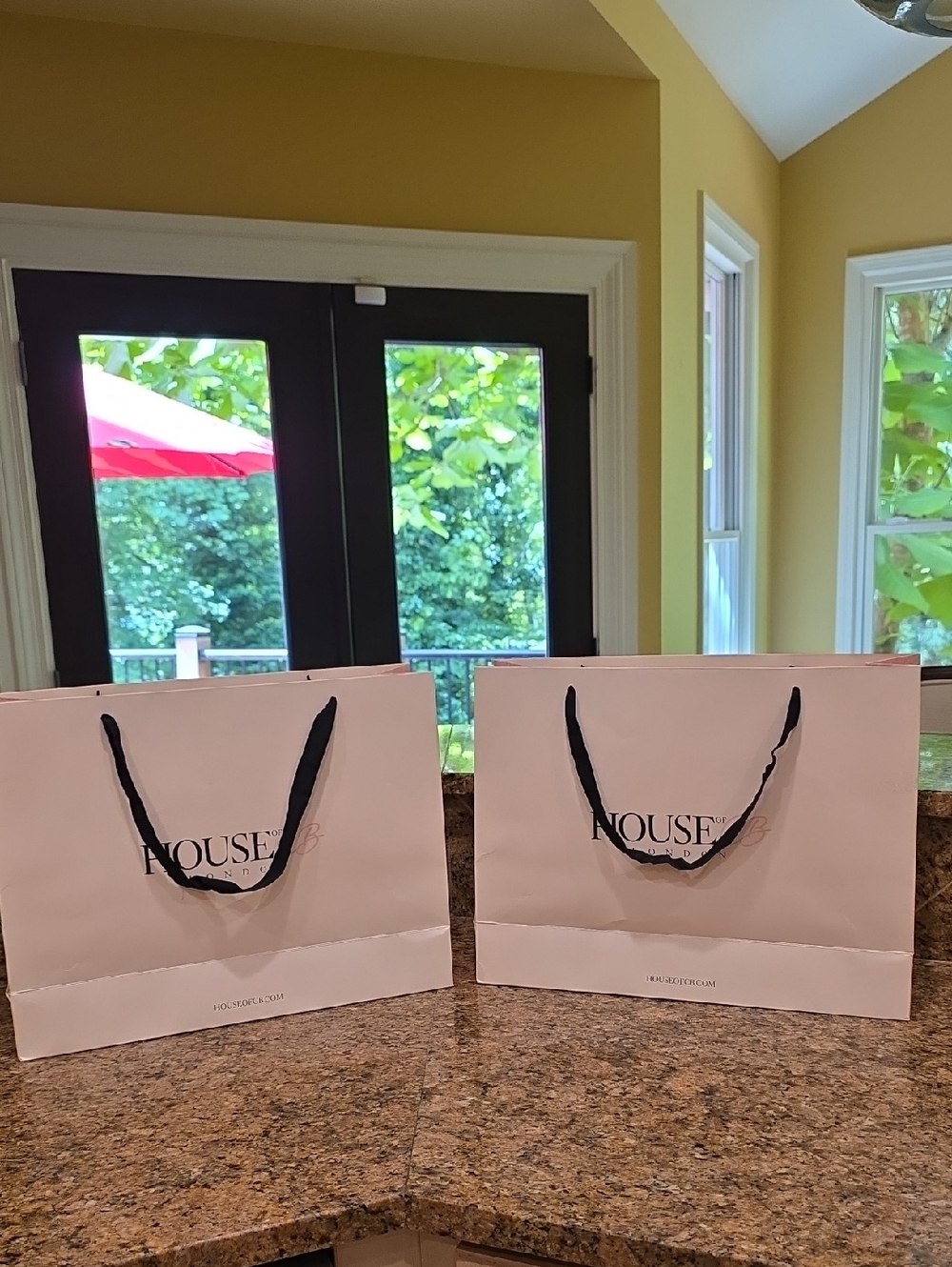 2 House Of CB Shopping Bags